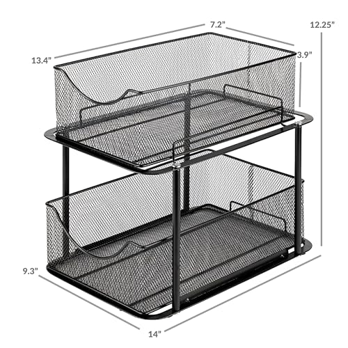 2 Tier Metal Under Sink Organizer