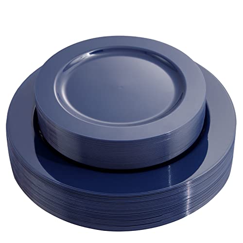 60PCS Plastic Plates set