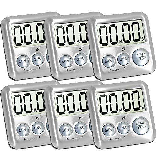 Digital Kitchen Timer Stainless Steel