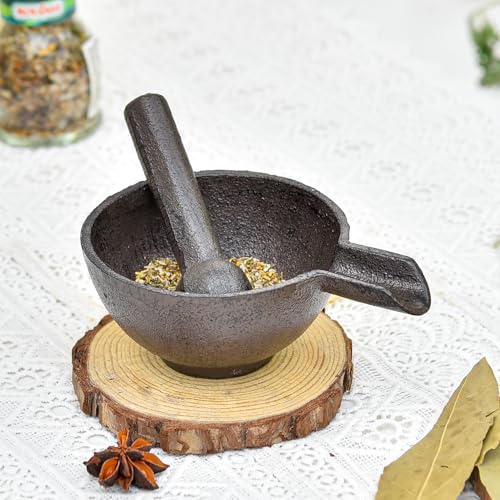 Cast Iron Mortar and Pestle