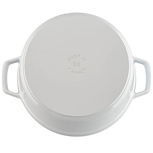 Cast Iron Dutch Oven 5.5 (5.5-qt Round / White)