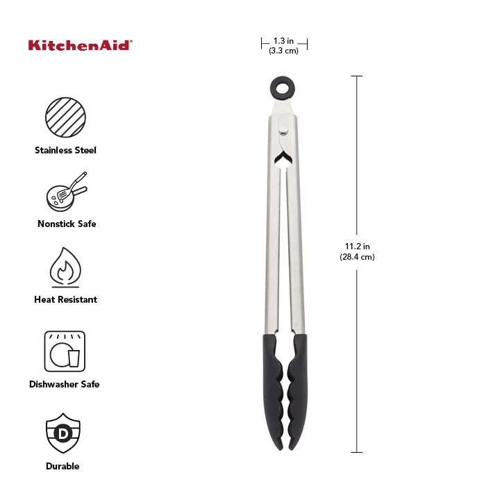 Gourmet Stainless Steel Serving Tongs