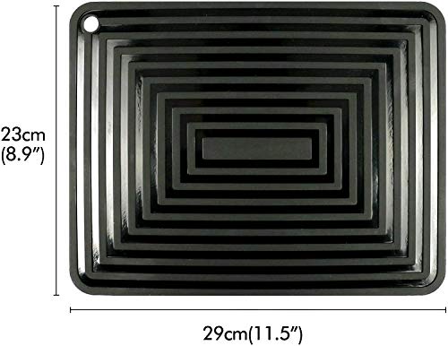 2 Pack Large Silicone Trivet Mats