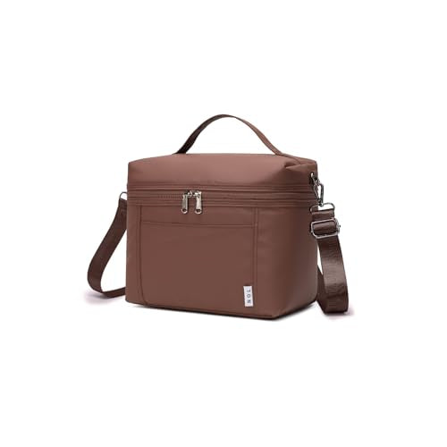 NOL Insulated Lunch Bags for Women Cooler Bag Lightweight Nylon Waterproof Lunch Box for Work