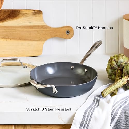 HA1® Ceramic Nonstick 10.5" Fry Pan with Lid (10.5" Fry Pan with Lid)