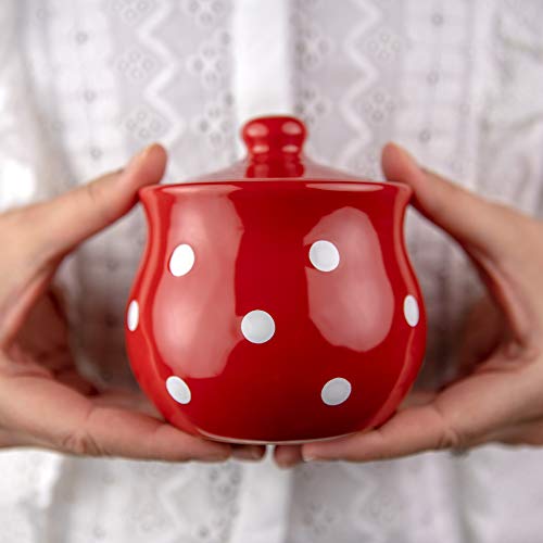 City to Cottage Ceramic Sugar Bowl with Lid
