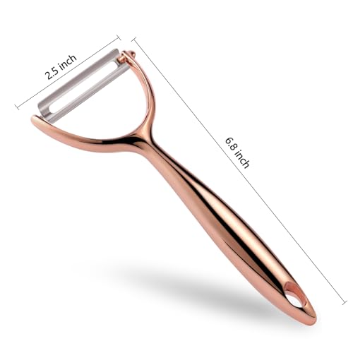 Effortless Y Peeler with Sharp Stainless Steel Blades for Apples