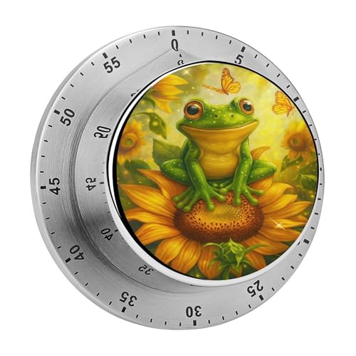 Frog and Sunflower Kitchen Timer (Style-1 / One Size)