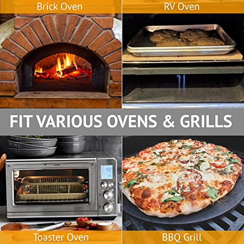 10” x 10.4” Pizza Stone for Toaster Oven