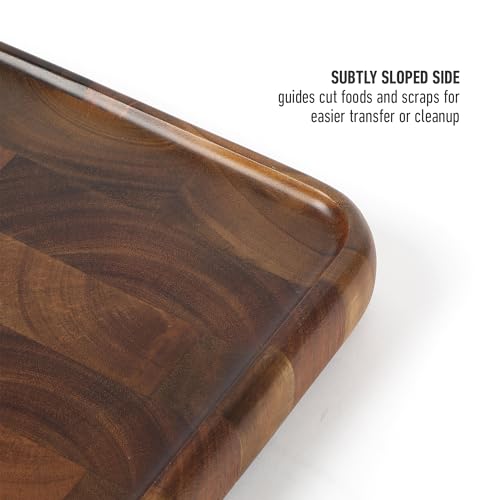Edge Guard Cutting Board (Acacia Wood (18"x12"))
