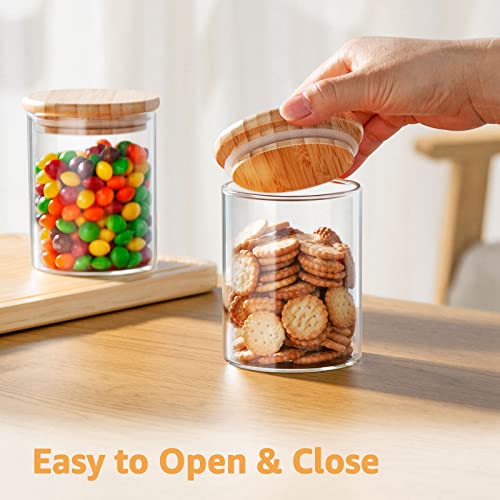 Glass Jars with Bamboo Lid