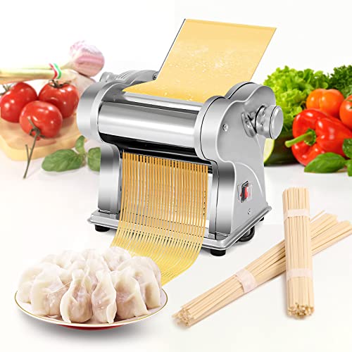 Electric Pasta Maker Machine Automatic Dough Pasta Roller 135W (2 Blades)