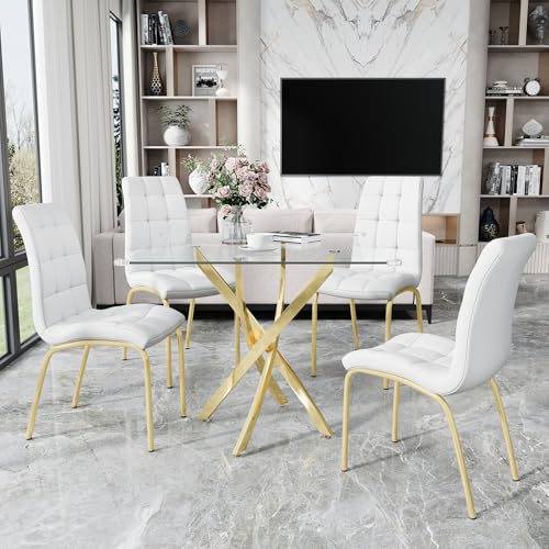 Glass Dining Table Set 666