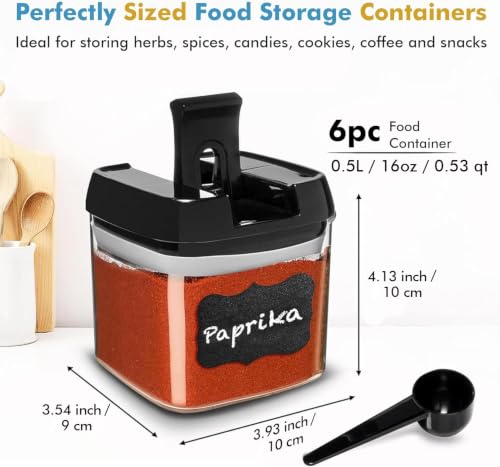 6 pc Food Storage Container Variation