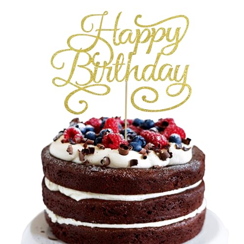 Happy Birthday Cake Topper