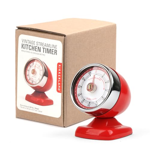 Vintage Streamline Timer (Red)