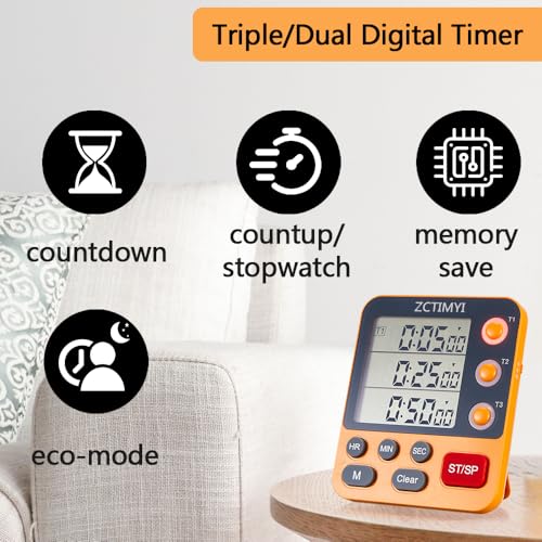 Dual Kitchen Timer Digital