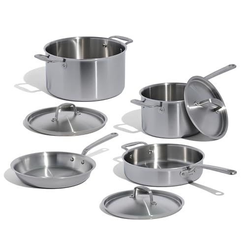 Cookware 7 Piece Stainless Steel Cookware Set