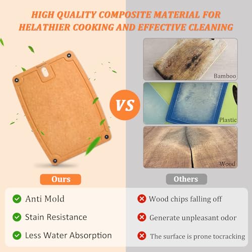 Large Cutting Boards for Kitchen Dishwasher (X-Large)