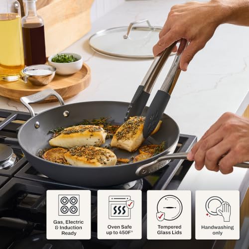 HA1 Ceramic Nonstick 12" Fry Pan with Lid (12" Fry Pan with Lid)