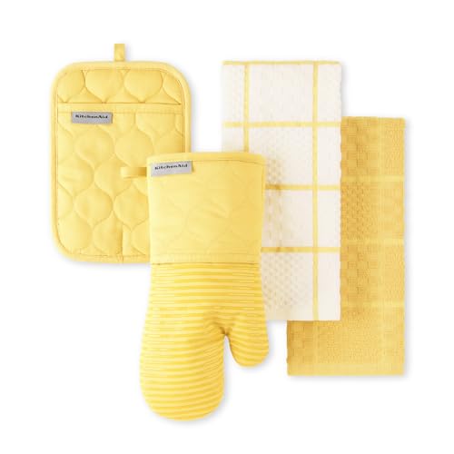 Quilted Cotton Oven Mitt
