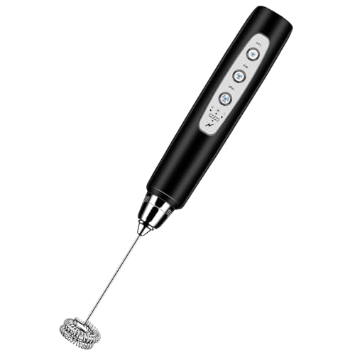 Milk Frother Handheld Rechargeable