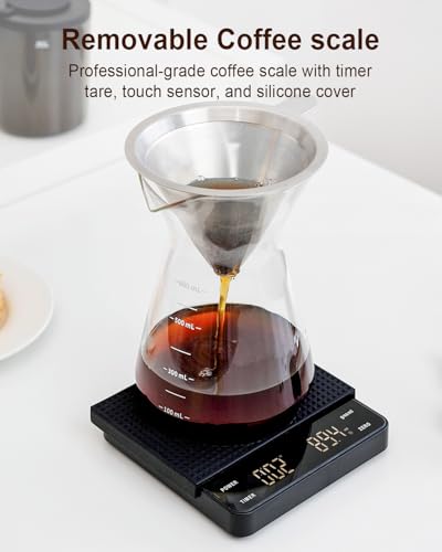Coffee Grinder with Removable Coffee Scale