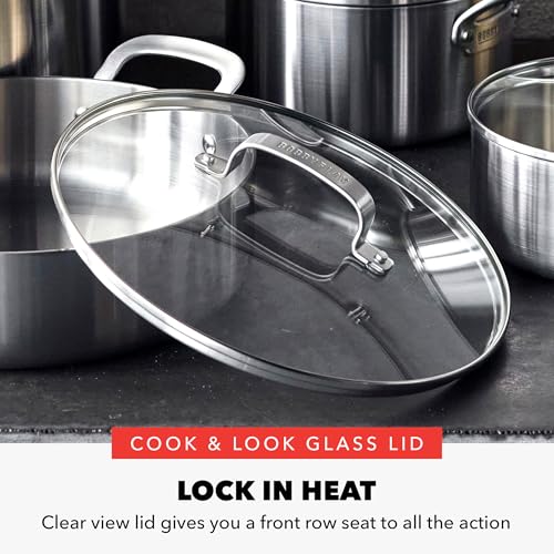 x Bobby Flay 10 Piece Stainless Steel Cookware Set