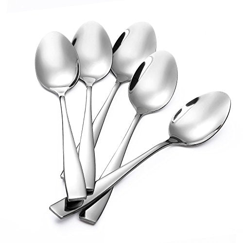 24 Piece Large Stainless Steel Dinner Spoons
