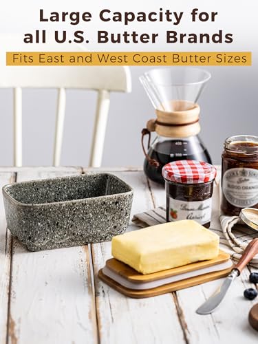 Ceramic Butter Dish with Lid