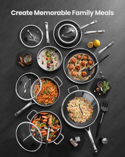 11 Piece Hybrid Stainless Steel Cookware Set