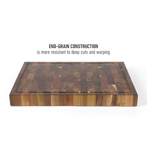Edge Guard Cutting Board (Acacia Wood (20"x15"))