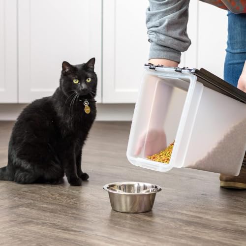 Airtight Pet Food Storage Container with Wheels