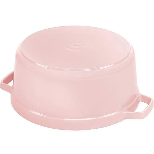 Cast Iron Round Dutch Oven (7-qt Round / Peony Pink)