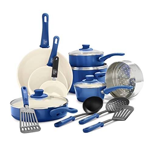 Soft Grip 16 Piece Cookware Set
