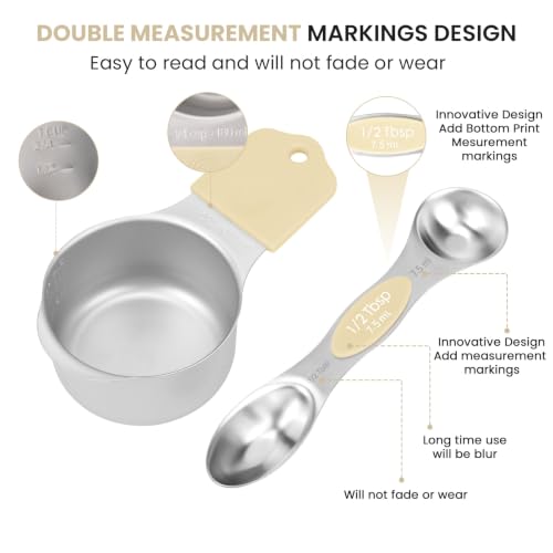 Magnetic Measuring Cups and Spoons Set (COCOON)