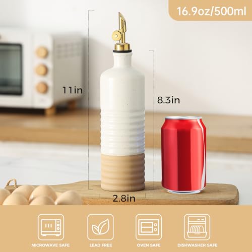 Olive Oil Dispenser Bottle with Funnel