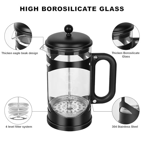 French Press Coffee Maker 21oz