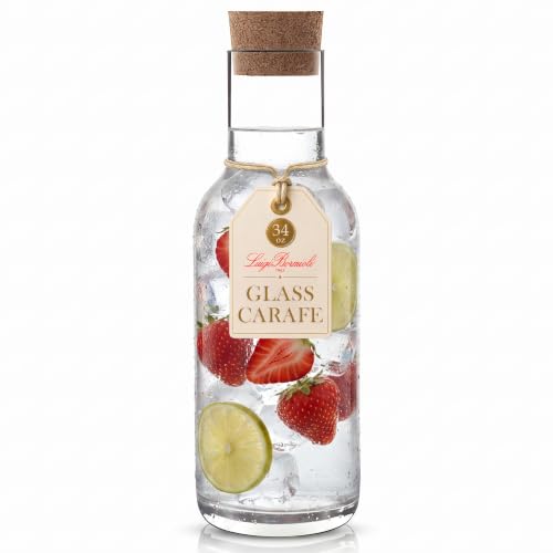 Wine Carafe 48 Oz Glass Decanter for Red