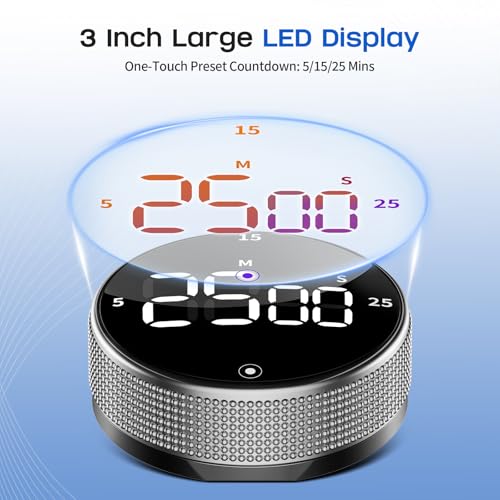 Digital Kitchen Timer (Sliver)