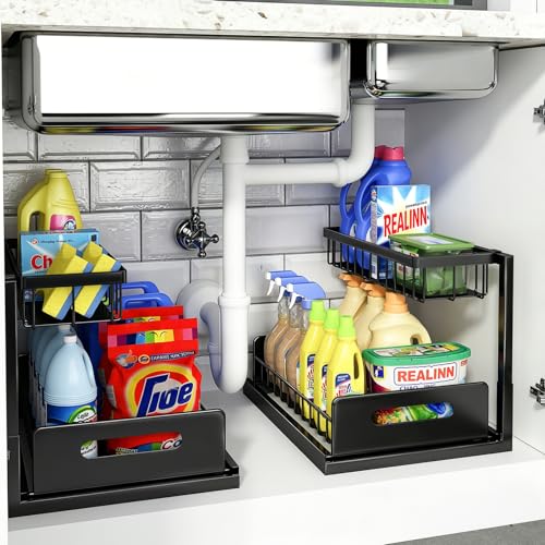 Metal Under Sink Organizer Shelf