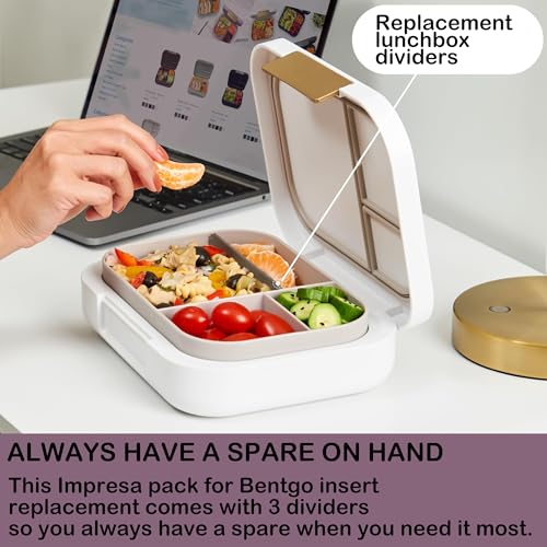 3Pcs Replacement Inserts for Bento Box