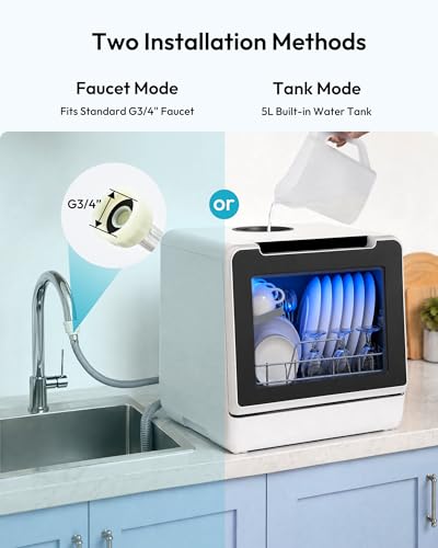 8 Programs Dishwasher