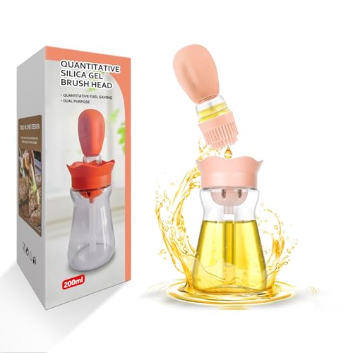 Oil Dispenser Bottle with Brush 7oz