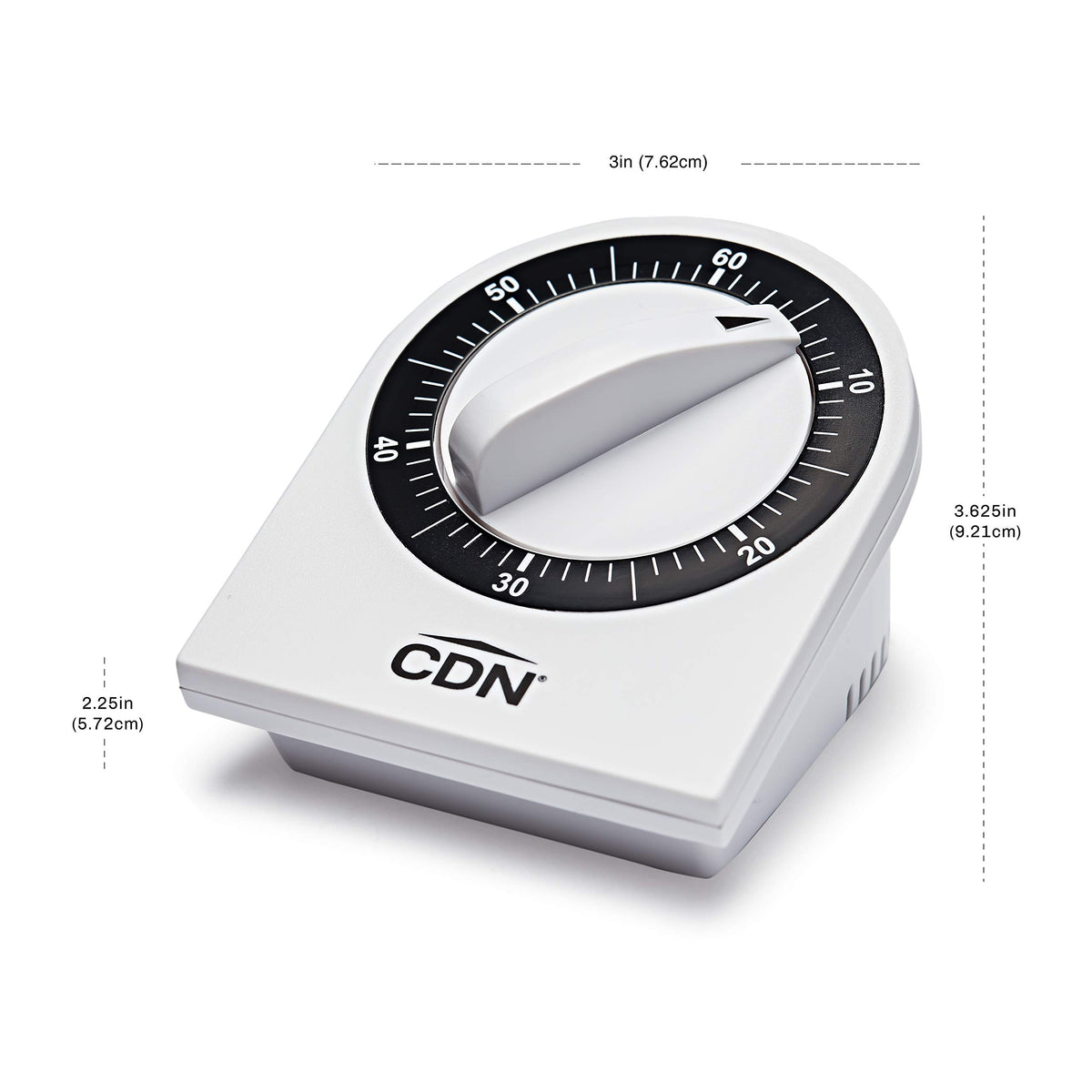Mechanical Timer (White, 3 X 3-5/8" Dial)
