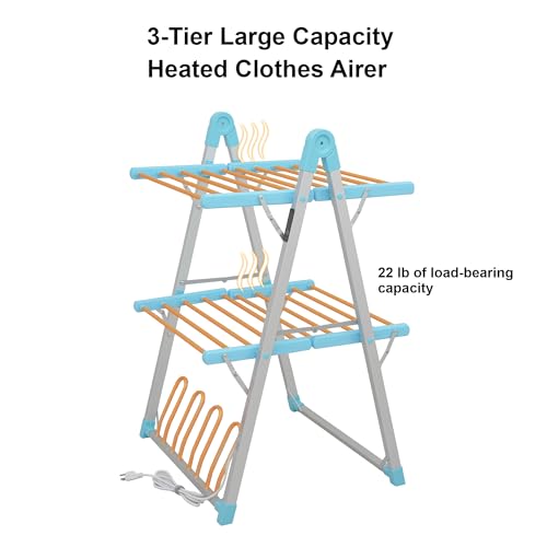 Electric Heated Clothes Drying Rack