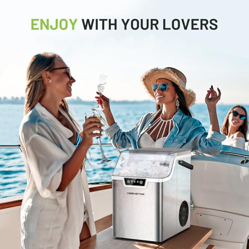 Nugget Ice Maker Countertop with Handle