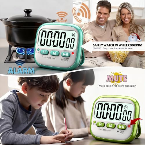 2 Pack Classroom Timers for Kids Teachers (2* Macaron Color ( 97%+ Choice for Kids ))