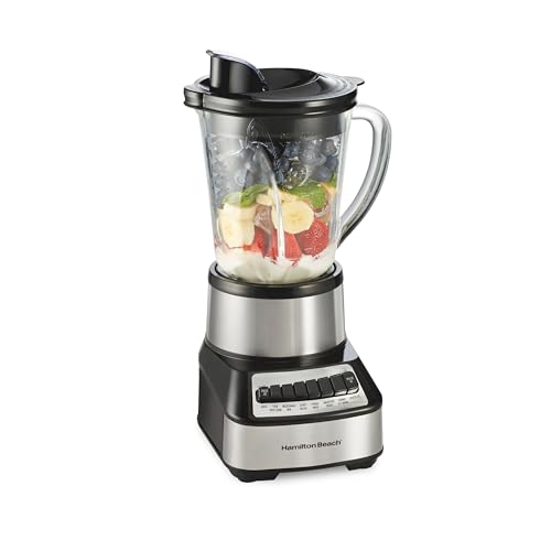 Wave Crusher Blender with 40 Oz Glass Jar and 14 Functions for Puree