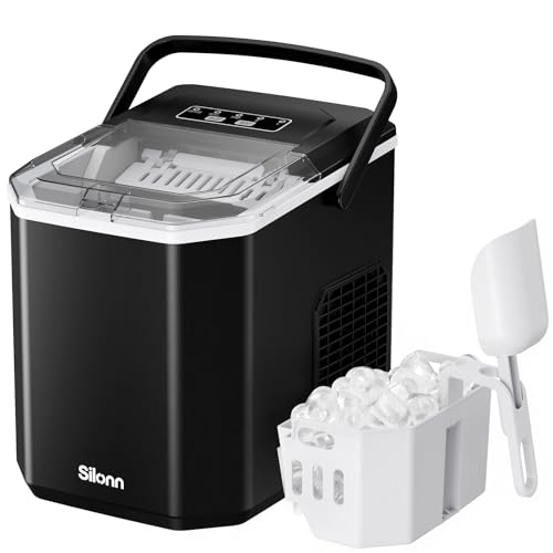 Countertop Ice Maker with Expanding Ice Basket 0228
